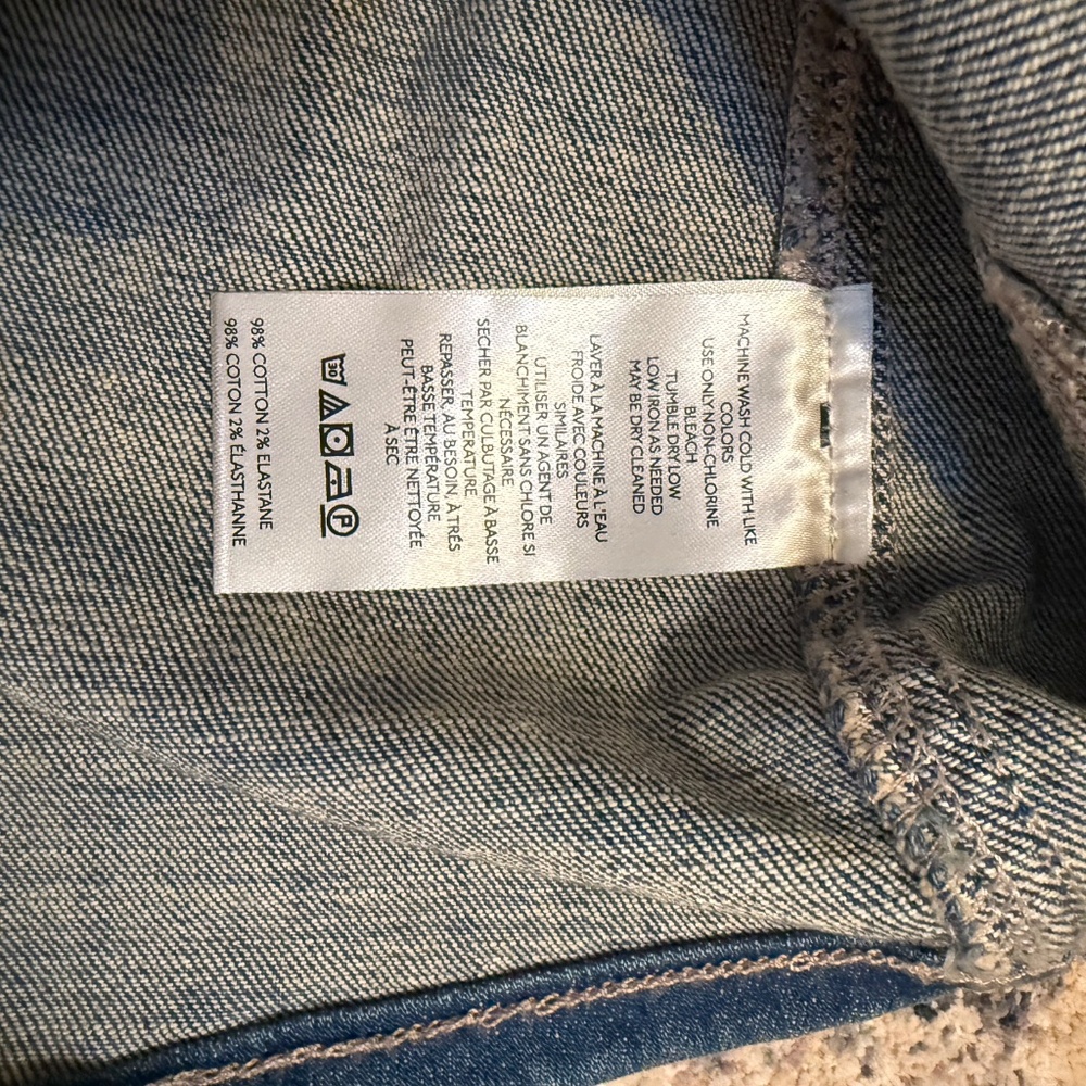 NWOT Free People We the Free Daylight Denim Mini Skirt sz 32 - Picture 6 of 9